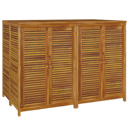 Acacia Wood Garden Storage Box 140x87x104 cm - Durable & Stylish