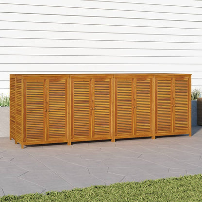 Acacia Solid Wood Garden Storage Box 280x87x104 cm