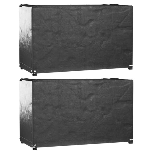 Durable Green Garden Furniture Covers 2 pcs - 170x94x70 cm Rectangular