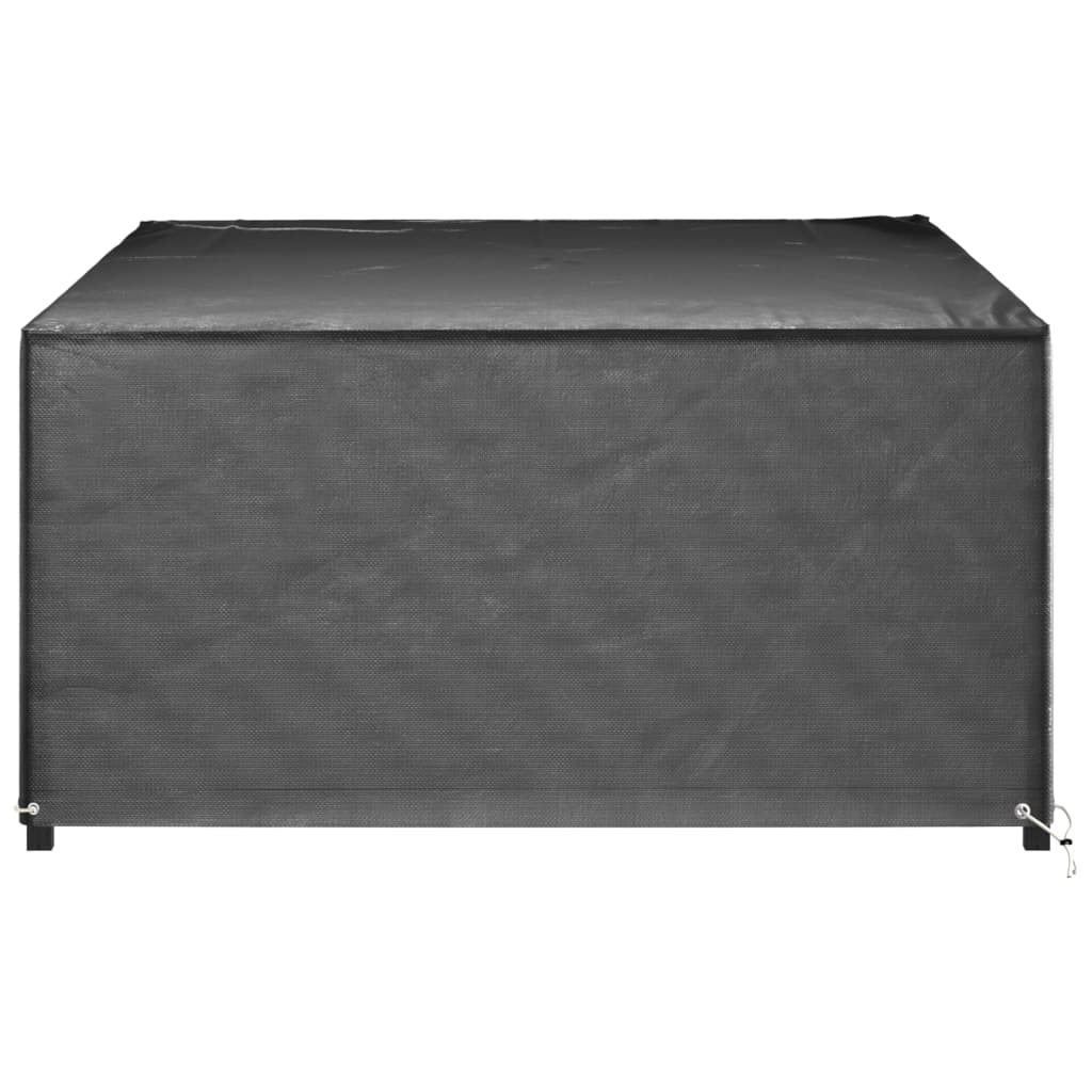 Waterproof Garden Furniture Covers 2pcs, 240x180x80cm, Black