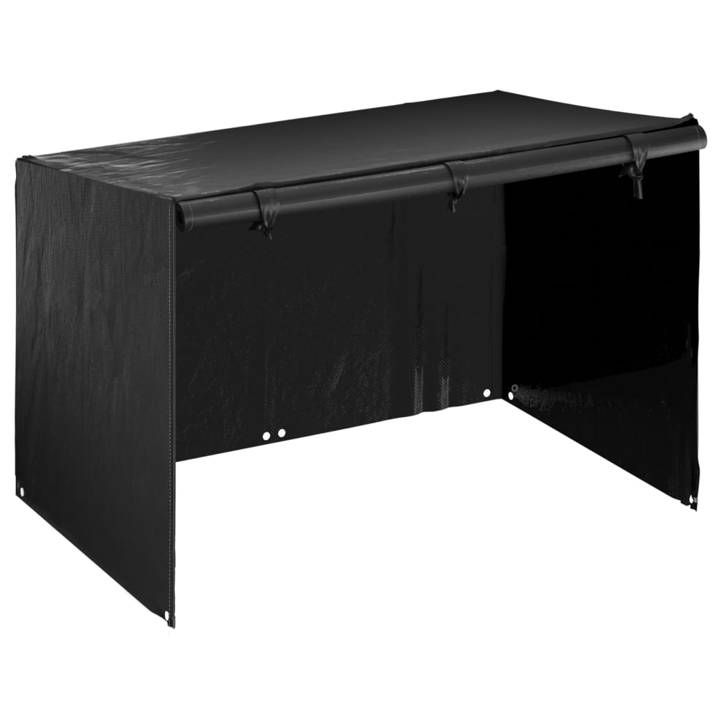 Durable Polyethylene Swing Bench Covers 2pcs - 12 Eyelets 215x150x130/150 cm