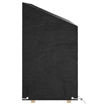 Two Garden Bench Covers - Polyethylene, 8 Eyelets, 160x70x70/88 cm