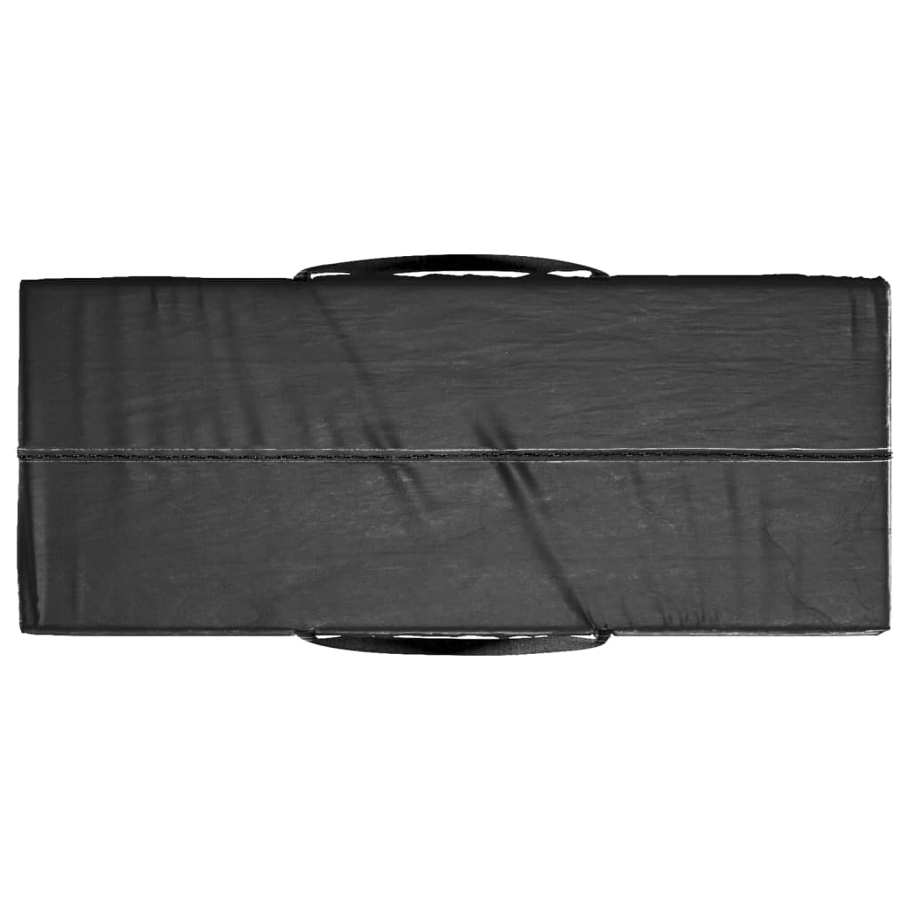 Durable Black Polyethylene Garden Cushion Storage Bags Set - 135x40x55 cm
