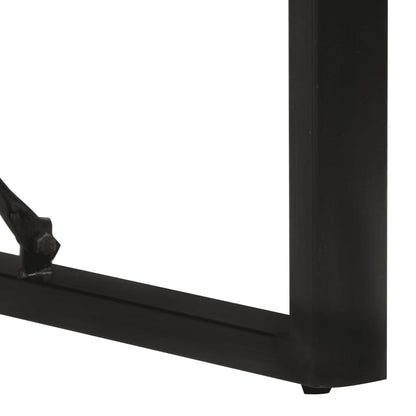 Solid Reclaimed Wood Dining Table 120x55x76 cm Eco-Friendly Design