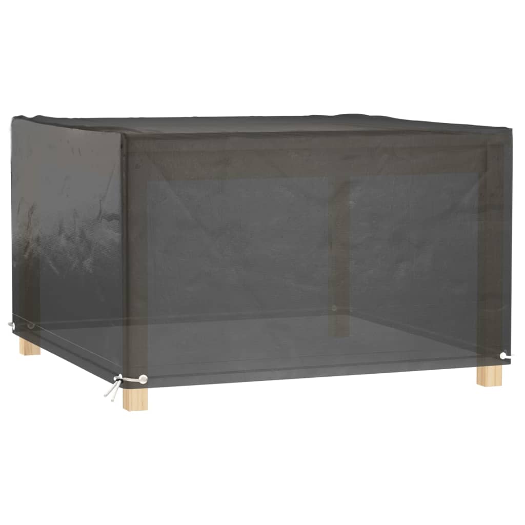 Waterproof Square Garden Furniture Cover, 8 Eyelets, 125x125x75cm