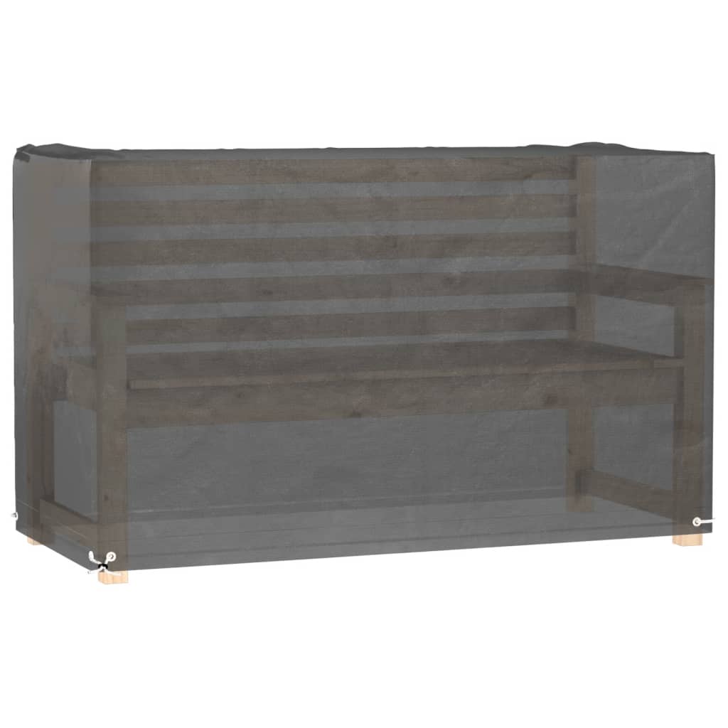 Durable Black Garden Furniture Cover, 8 Eyelets, 170x94x70 cm