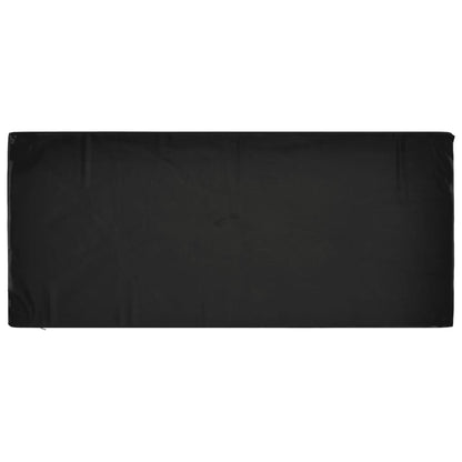 Durable Black Garden Furniture Cover, 8 Eyelets, 170x94x70 cm