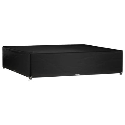 Durable Green Square Garden Furniture Cover, 240x240x55 cm, 16 Eyelets