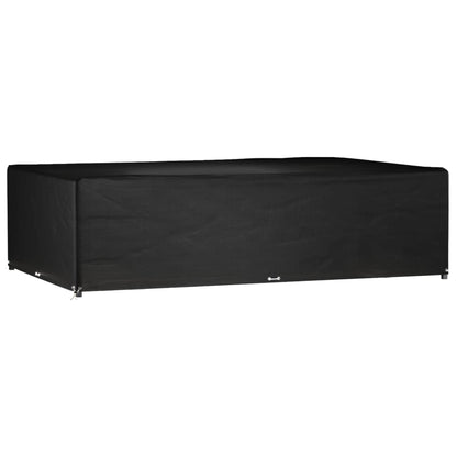 Waterproof 16-Eyelet Garden Furniture Cover, 325x205x90 cm, Black