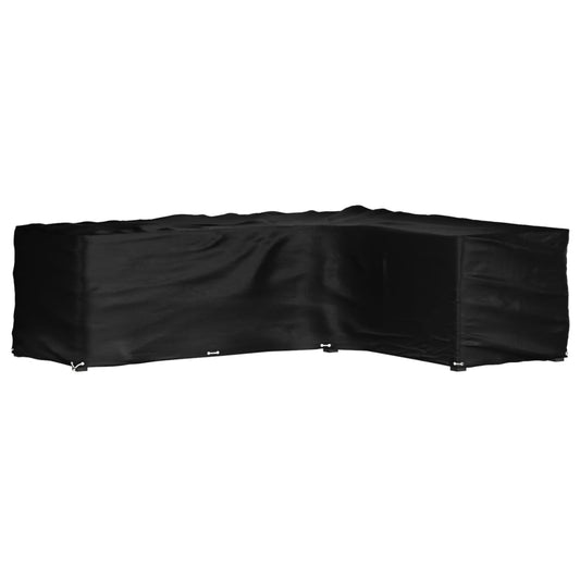 Weatherproof L-Shaped Garden Furniture Cover, 18 Eyelets, 285x220x80 cm
