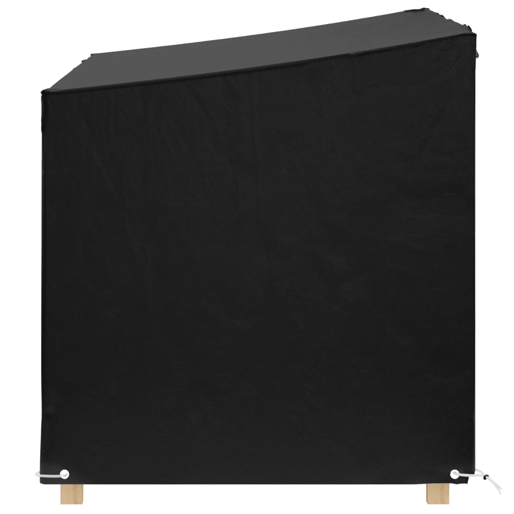 Durable Polyethylene Swing Bench Cover 215x150x130/150 cm, 12 Eyelets