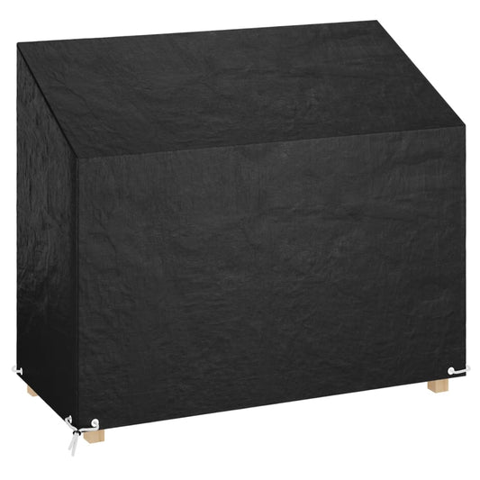 Durable Polyethylene Garden Bench Cover with 8 Eyelets, 160x70x70/88 cm