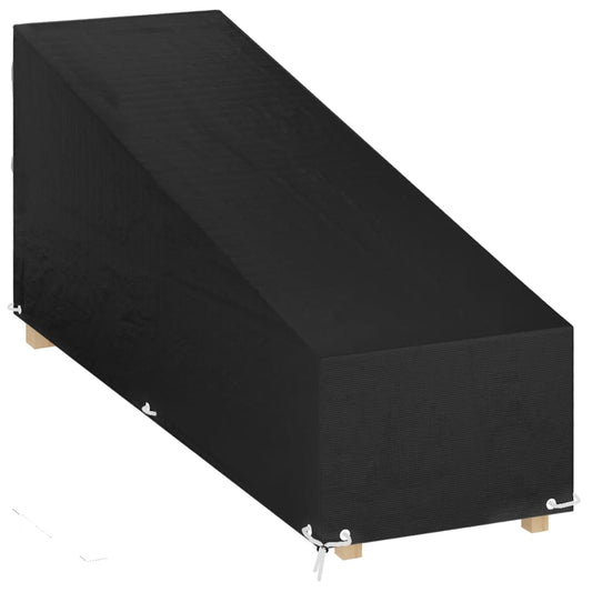 Durable Green Polyethylene Sunlounger Cover 205x75x40/70 cm