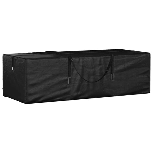 Black Polyethylene Garden Cushion Storage Bag 135x40x55 cm