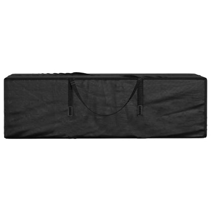 Black Polyethylene Garden Cushion Storage Bag 135x40x55 cm