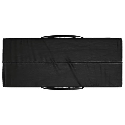 Black Polyethylene Garden Cushion Storage Bag 135x40x55 cm