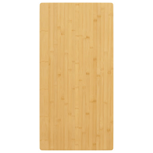 Eco-Friendly Bamboo Table Top - 40x80x2.5 cm Durable Surface