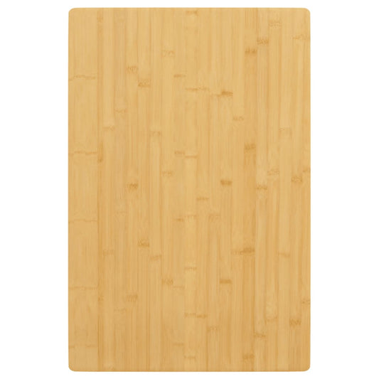 Eco-Friendly Bamboo Table Top - 60x100x2.5 cm Durable Surface