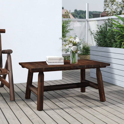 Solid Wood Spruce Coffee Table 90x50x41 cm - Stylish & Durable