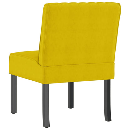 Yellow Velvet Slipper Chair – Luxurious Accent Seating
