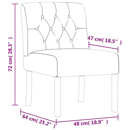 Slipper Chair LinenButton Design