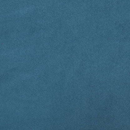 Elegant High Back Blue Velvet Chair with Button Design