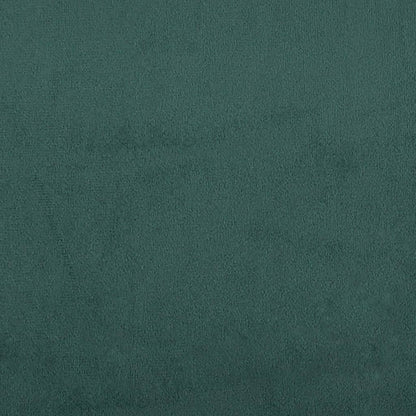 Luxurious Dark Green Velvet High Back Chair with Button Design