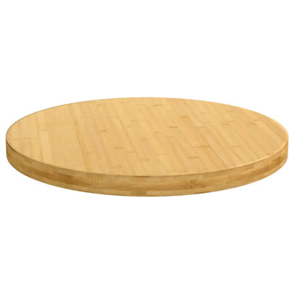 Sleek Ø70x4 cm Bamboo Table Top - Eco-Friendly Design