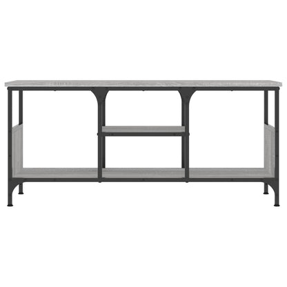 TV Cabinet Grey Sonoma 100x35x45 cm Engineered Wood&Iron