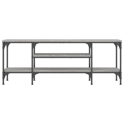 TV Cabinet Grey Sonoma 121x35x45 cm Engineered Wood&Iron