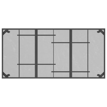 Garden Table Anthracite 165x80x72 cm Steel Mesh