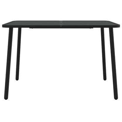 Garden Table Anthracite 110x80x71 cm Steel