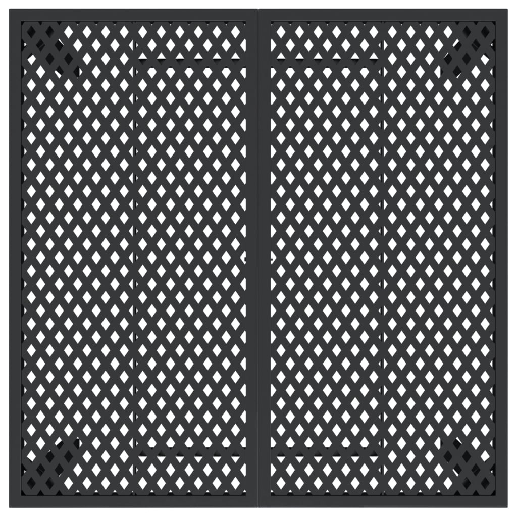 Garden Table Anthracite 100x100x72 cm Steel