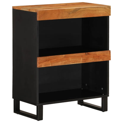 Solid Acacia Wood Side Cabinet 60x33x75 cm - Stylish Storage Solution