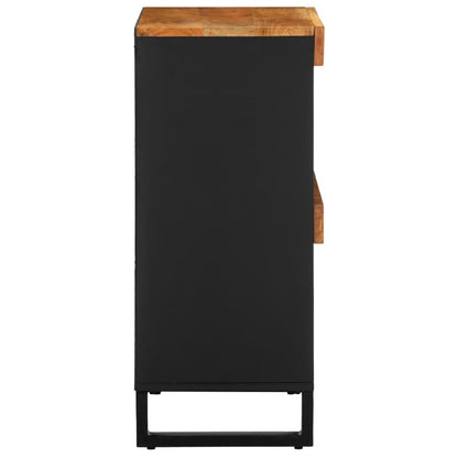 Solid Acacia Wood Side Cabinet 60x33x75 cm - Stylish Storage Solution