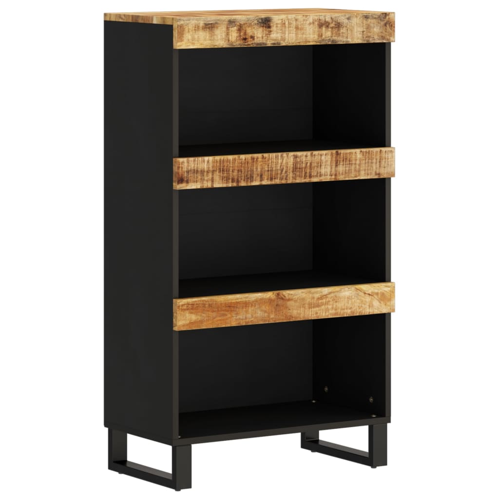 Solid Mango Wood Side Cabinet 60x33x107 cm - Elegant Storage Solution