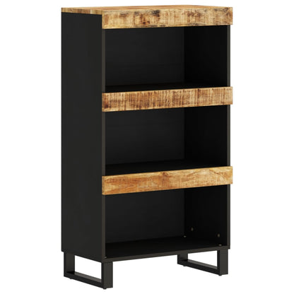 Solid Mango Wood Side Cabinet 60x33x107 cm - Elegant Storage Solution