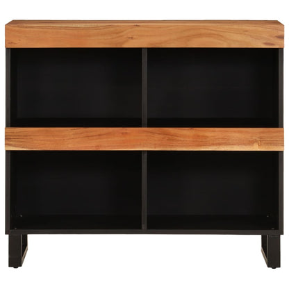 Solid Acacia Wood Side Cabinet 85x33x75 cm - Stylish Storage Solution