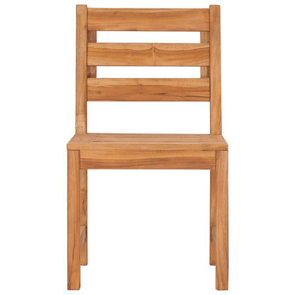 6-Piece Garden Chair Set in Solid Teak Wood – Durable & Stylish