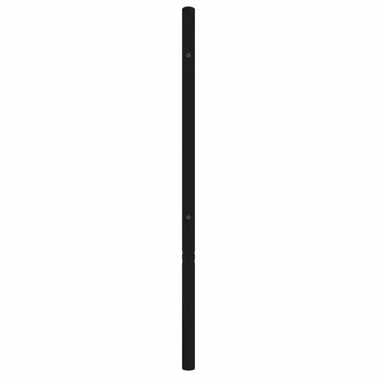 Sleek Black Metal Headboard - 100 cm for Stylish Bedroom Decor