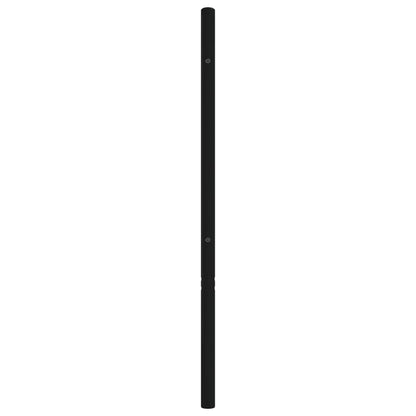 Elegant Black Metal Headboard - Sturdy 107 cm Frame