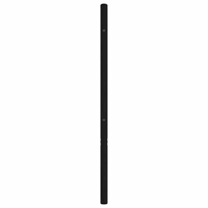 Elegant Black Metal Headboard - Durable & Stylish, 193 cm