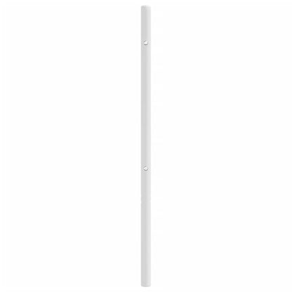 Elegant White Metal Headboard - 75 cm Modern Bedroom Decor