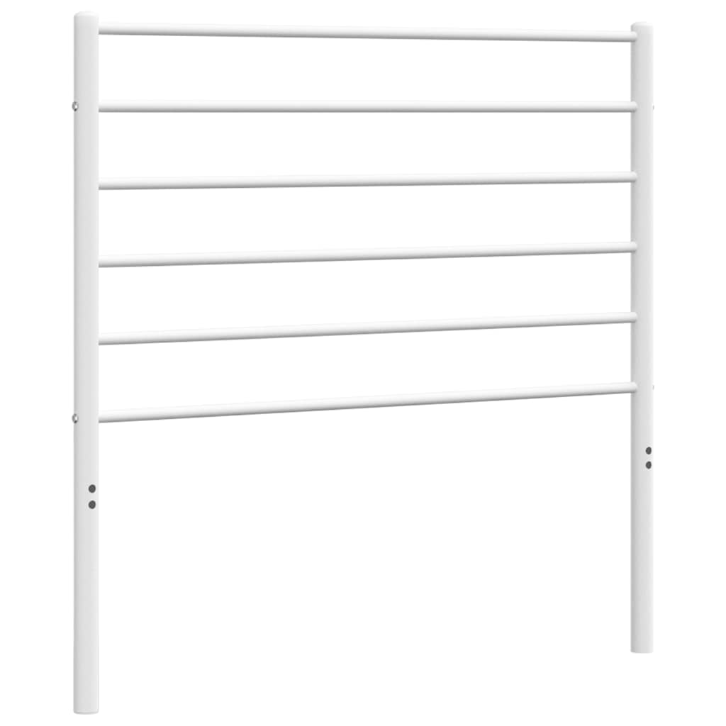 White Metal Headboard - Elegant & Sturdy 100 cm Design
