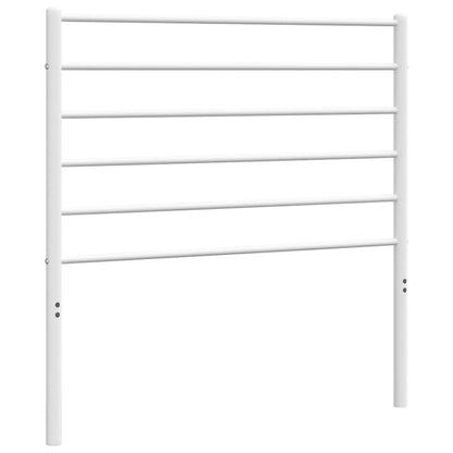 White Metal Headboard - Elegant & Sturdy 100 cm Design