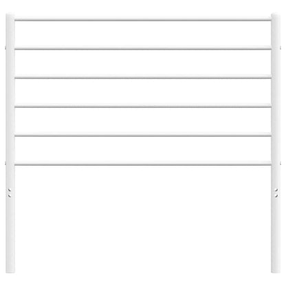 White Metal Headboard - Elegant & Sturdy 100 cm Design