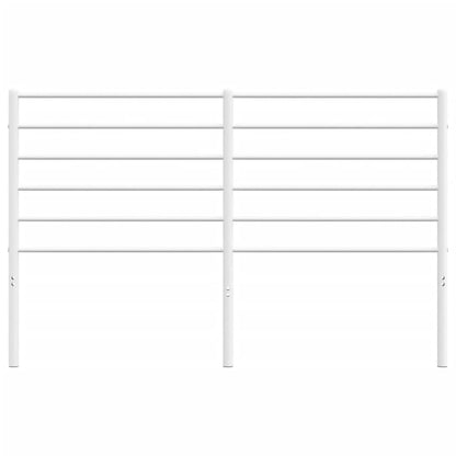 Metal Headboard White 120 cm
