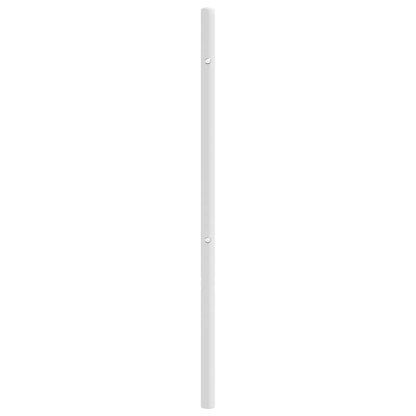 Elegant White Metal Headboard - 200 cm for Modern Bedrooms
