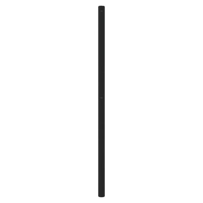 Sleek Black Metal Headboard - 200 cm Modern Design