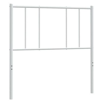 White 80 cm Metal Headboard: Sleek & Stylish Bedroom Upgrade